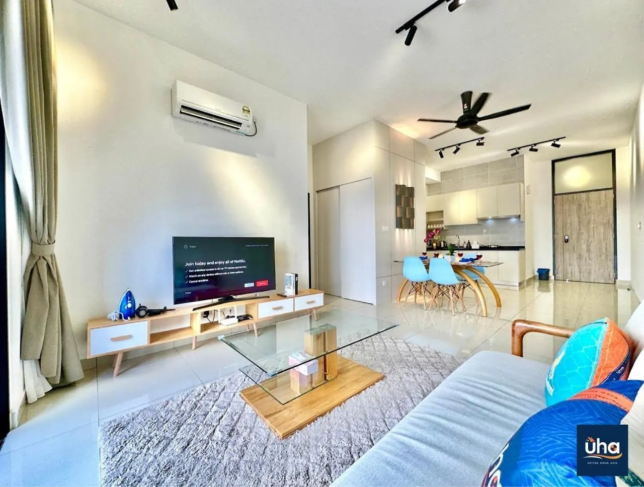 公寓 Twin Tower Residence By Uha 新山